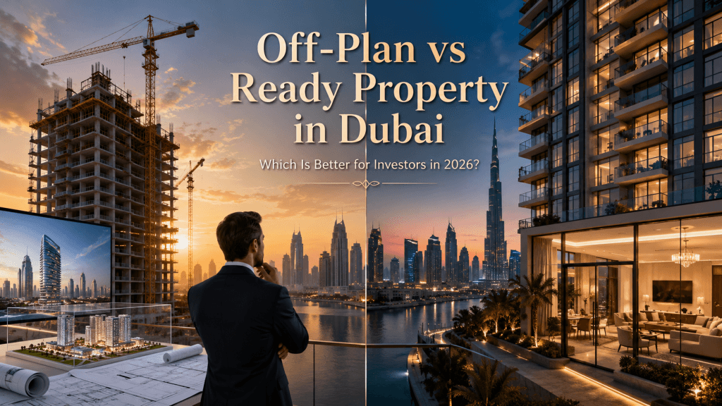 Off-Plan vs Ready Property in Dubai: Which Is Better for Investors in 2026?