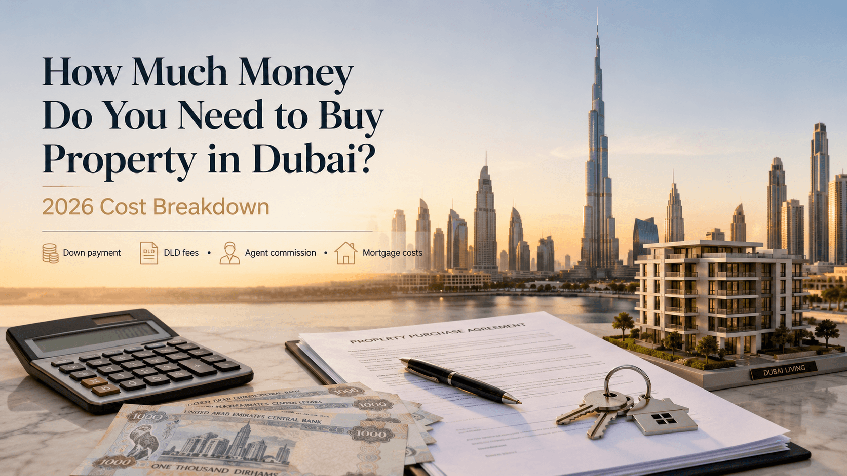 How Much Money Do You Need to Buy Property in Dubai? (2026 Full Cost Breakdown)